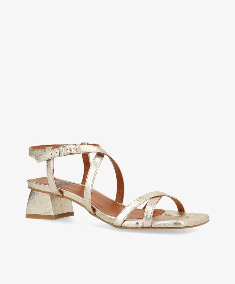 ESTEEM - Guld laminat læder -  Dame