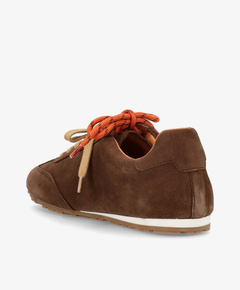 LEVEL S - Mørkebrun ruskind - Sneakers low Dame