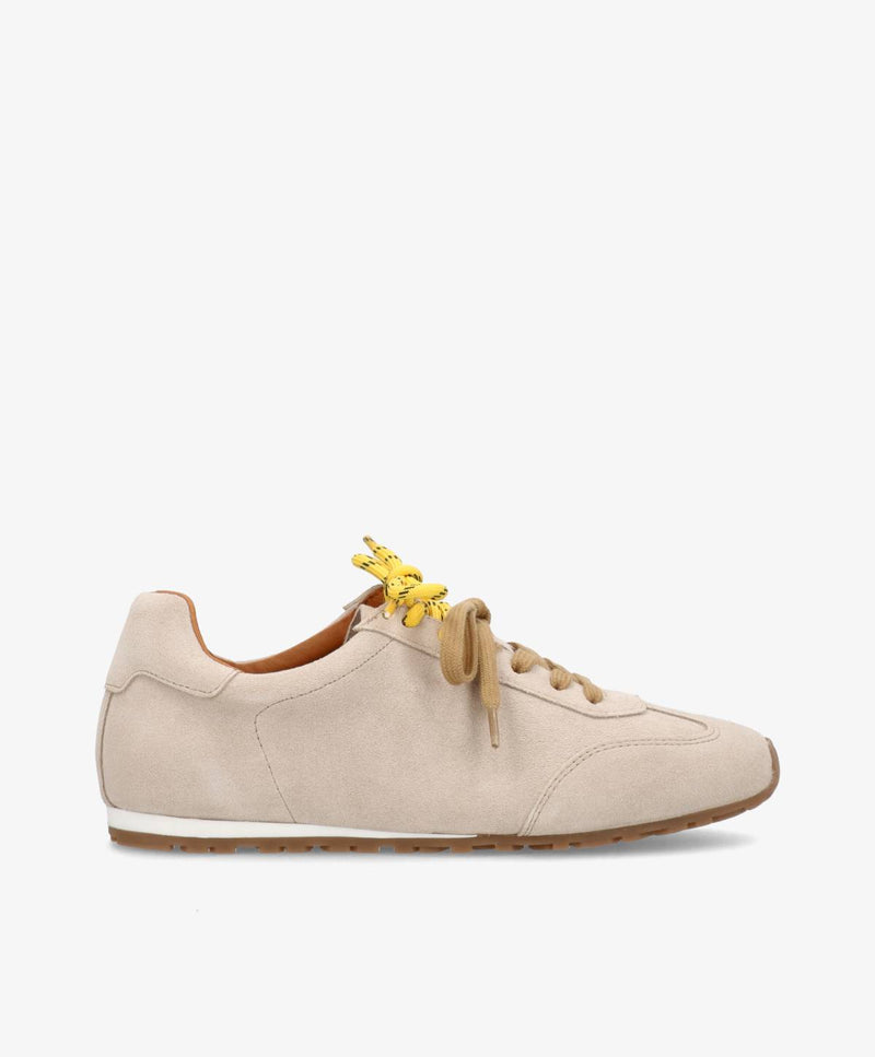LEVEL S - Beige ruskind - Sneakers low Dame