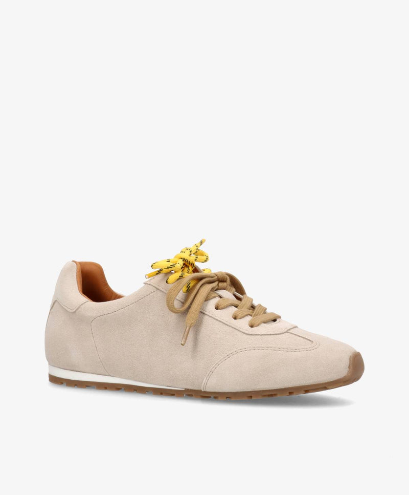 LEVEL S - Beige ruskind - Sneakers low Dame