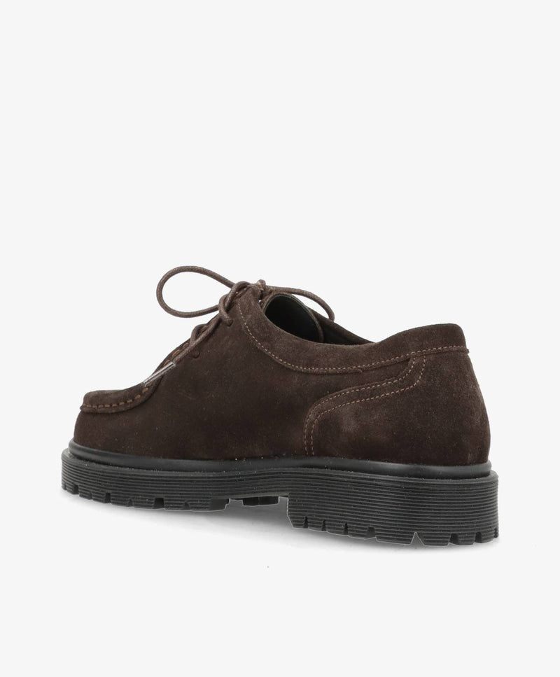 Preorder - lev. uge 36 - MONROE LACE S - Mørkebrun Ruskind - Snøresko - Dame