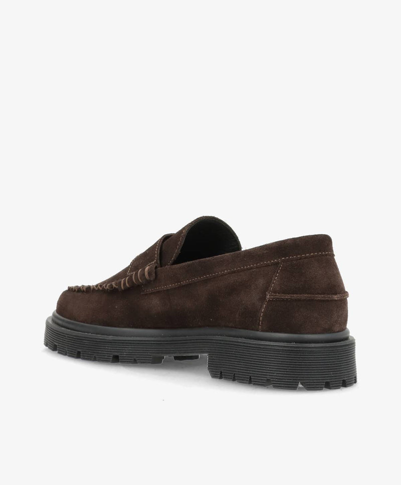Preorder - lev. uge 36 - MONROE S - Mørkebrun Ruskind - Loafers - Dame
