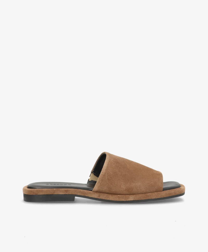ONRY Feel SO - Camel ruskind oil - Flat sandals Dame
