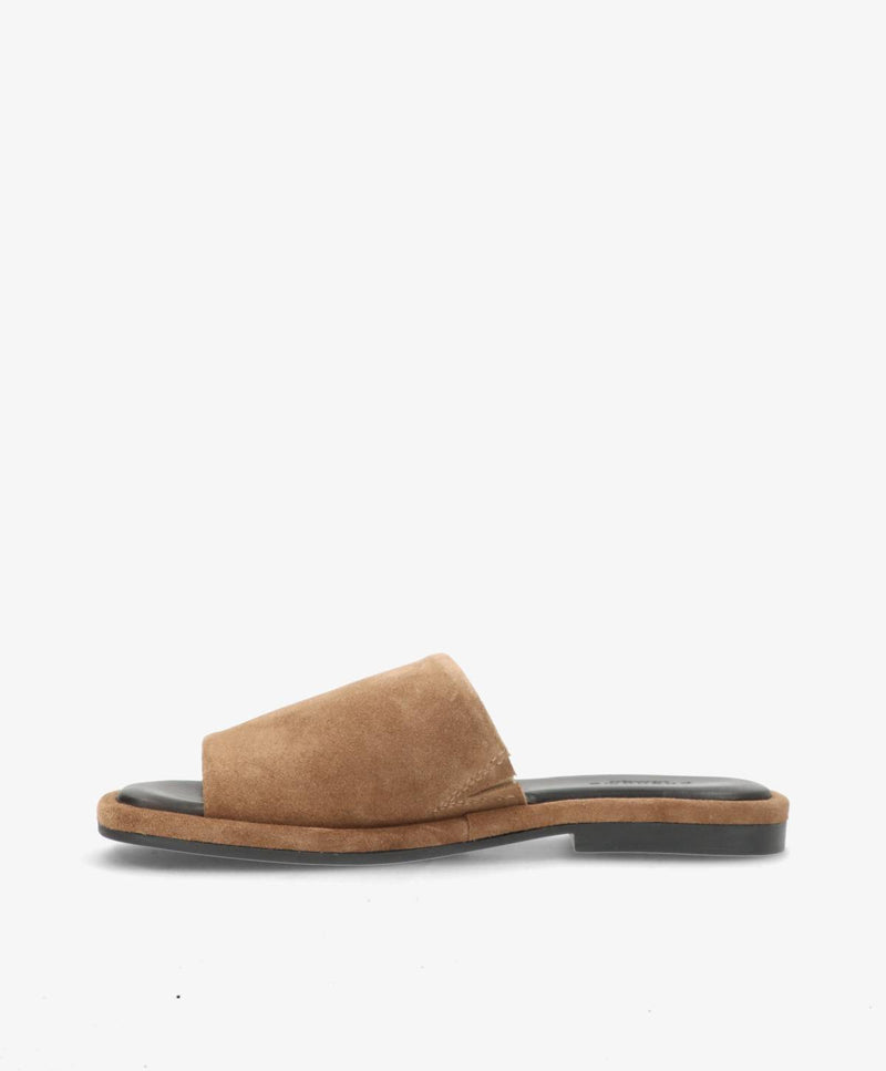 ONRY Feel SO - Camel ruskind oil - Flat sandals Dame