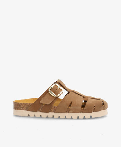 PUNCH S - Mellembrun ruskind - Sliders Dame