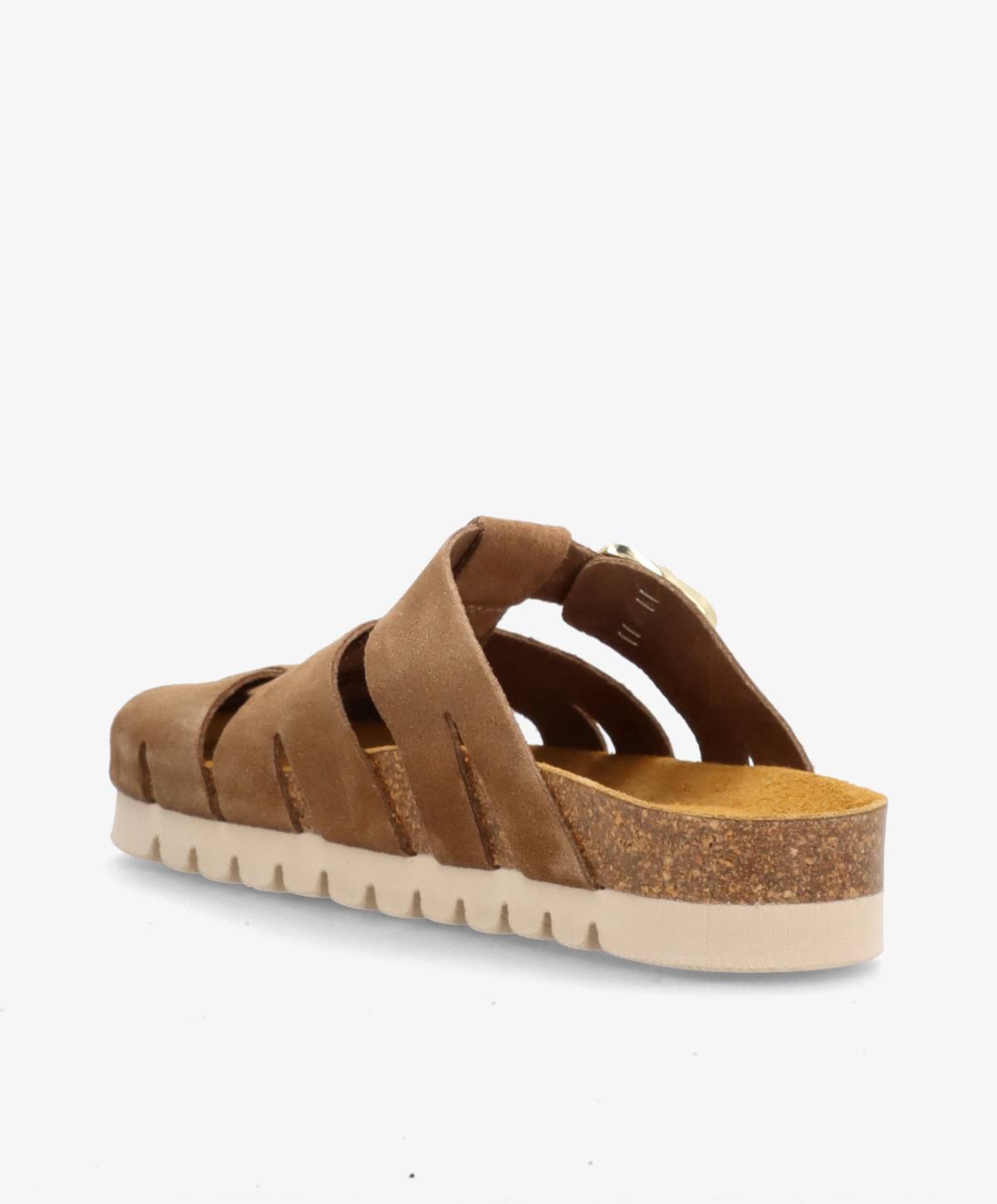 PUNCH S - Mellembrun ruskind - Sliders Dame