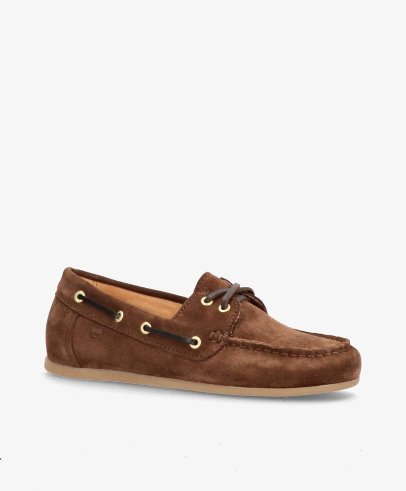 RAFTER S - Brun ruskind - Boat shoes Dame