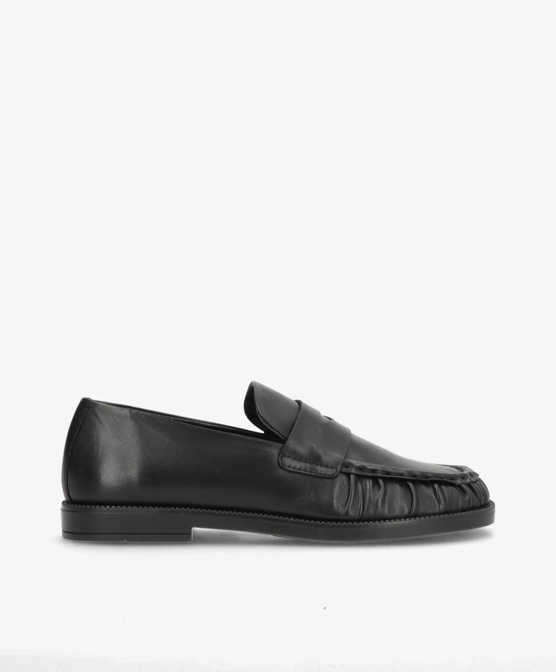 Preorder - lev. uge 39 - WHISPER WIDE - Sort Læder - Loafers - Dame
