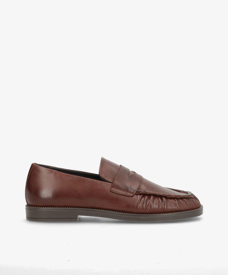 Preorder - lev. uge 39 - WHISPER WIDE - Mørkebrun Læder - Loafers - Dame