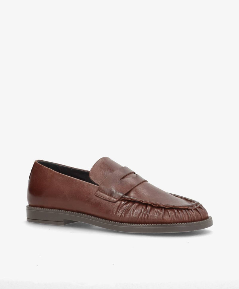 Preorder - lev. uge 39 - WHISPER WIDE - Mørkebrun Læder - Loafers - Dame