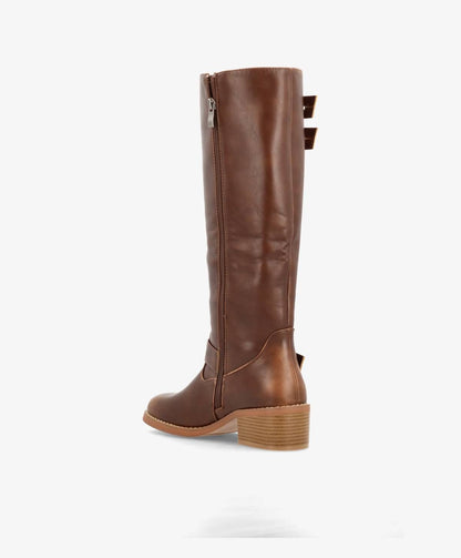 HELDI-Buckle - C385 - støvle lang - Camel
