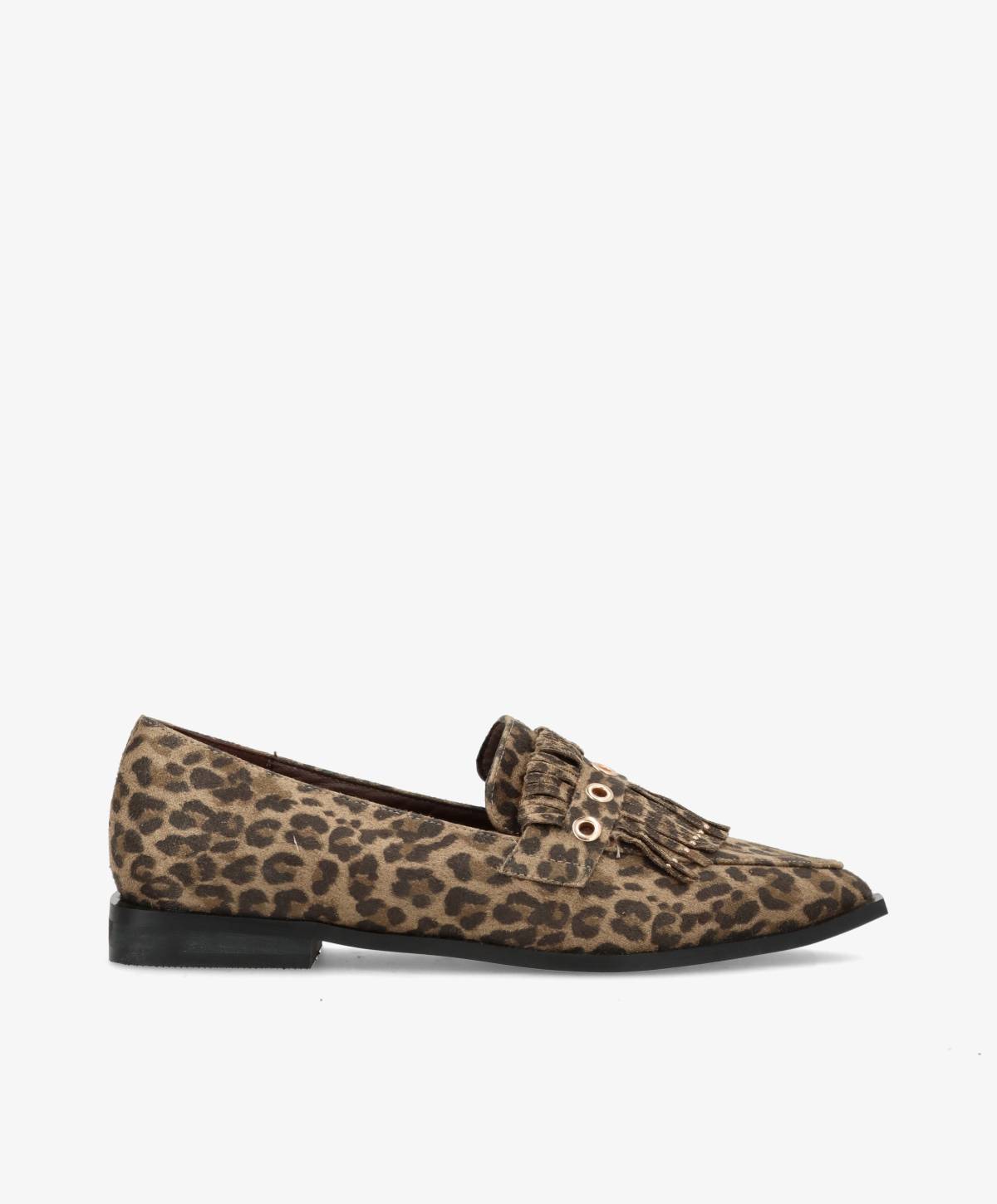Shoecobay - Leopard Vegan ruskind - sko - Dame