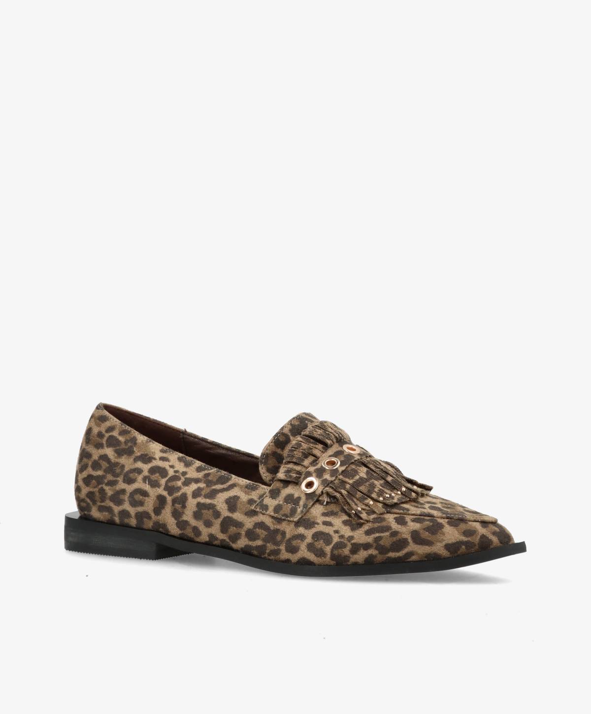 Shoecobay - Leopard Vegan ruskind - sko - Dame