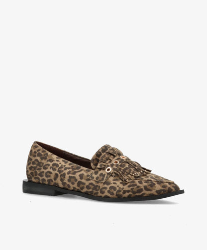 Shoecobay - Leopard Vegan ruskind - sko - Dame