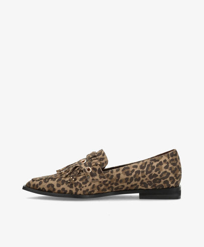 Shoecobay - Leopard Vegan ruskind - sko - Dame