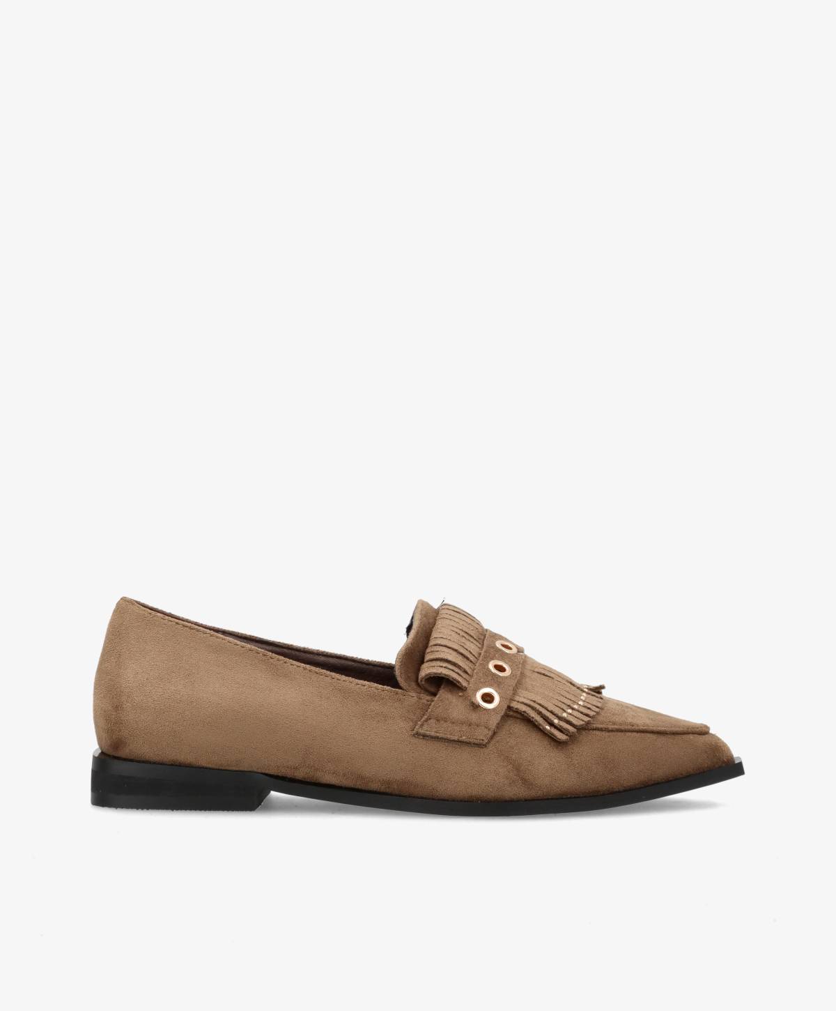 Shoecobay - Taupe Vegan ruskind - sko - Dame