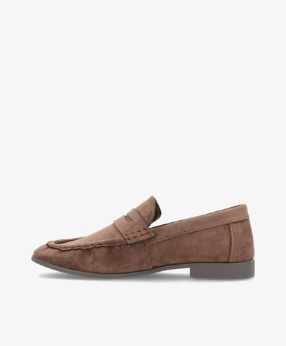 ARABELLA - Mørkebrun Vegan ruskind - sko - Dame
