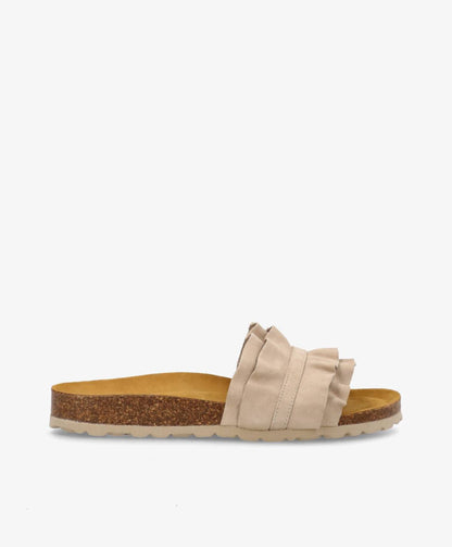 ATLAS - Beige ruskind - Sliders Dame