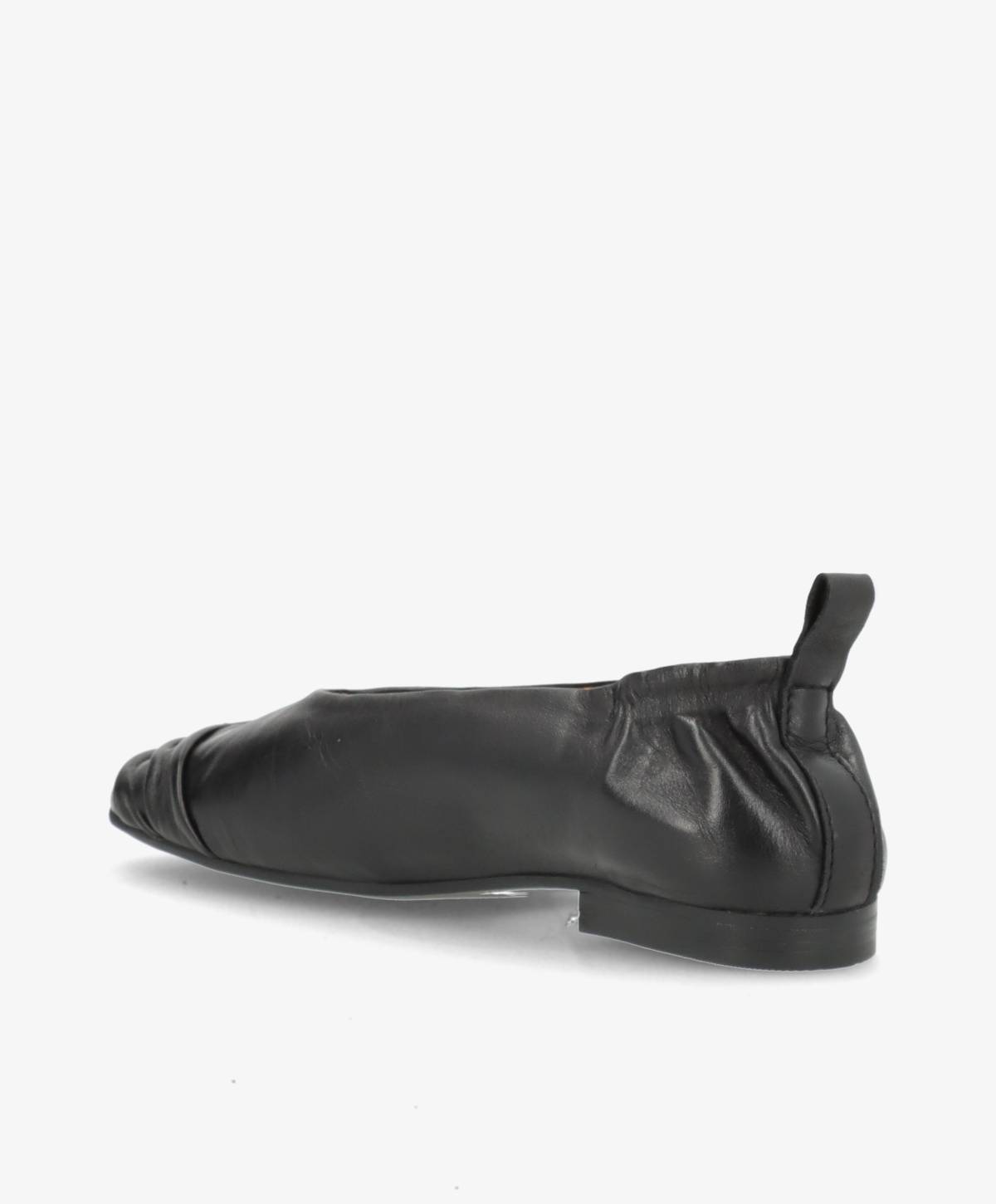 AZURA - Sort læder - Ballerina Dame