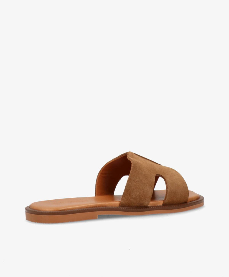 BIENNE S - Camel ruskind - Sliders Dame