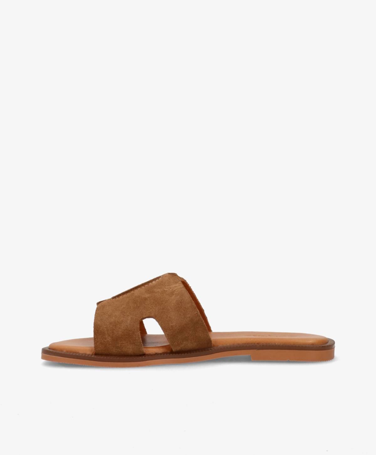 BIENNE S - Camel ruskind - Sliders Dame