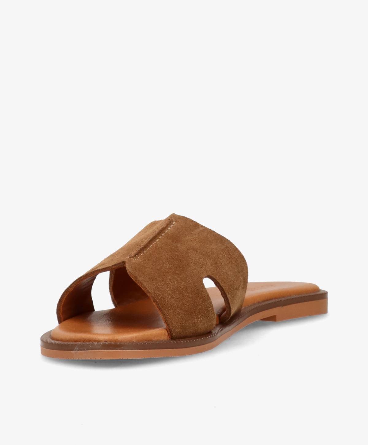 BIENNE S - Camel ruskind - Sliders Dame