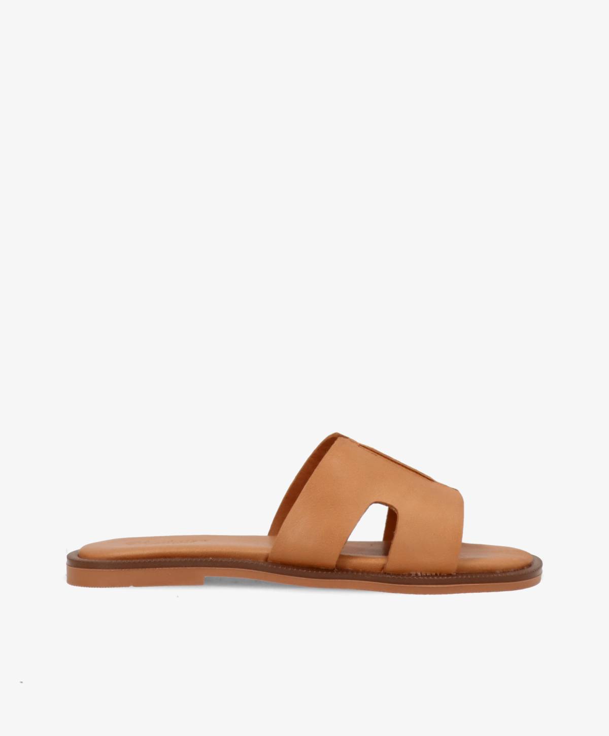 BIENNE - Cognac læder - Sliders Dame