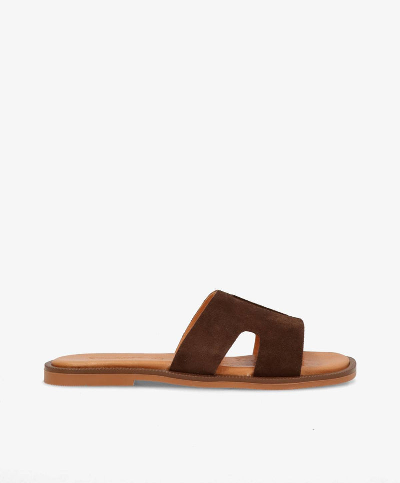 BIENNE S - Camel ruskind - Sliders Dame