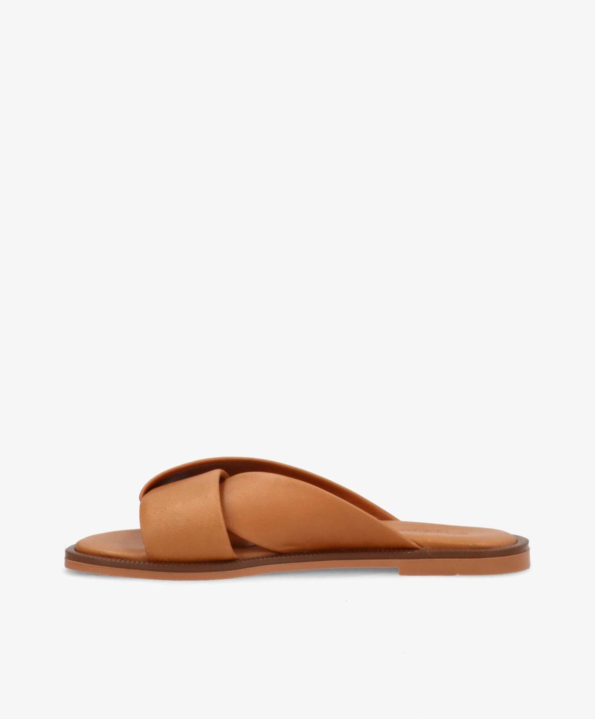 BRIGITTE - Cognac læder - Sliders Dame