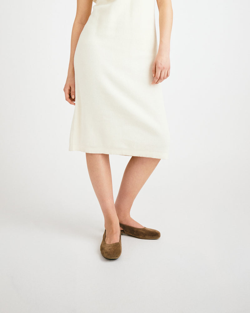 ELANOR S - Mørk beige ruskind - Slingback sko Dame