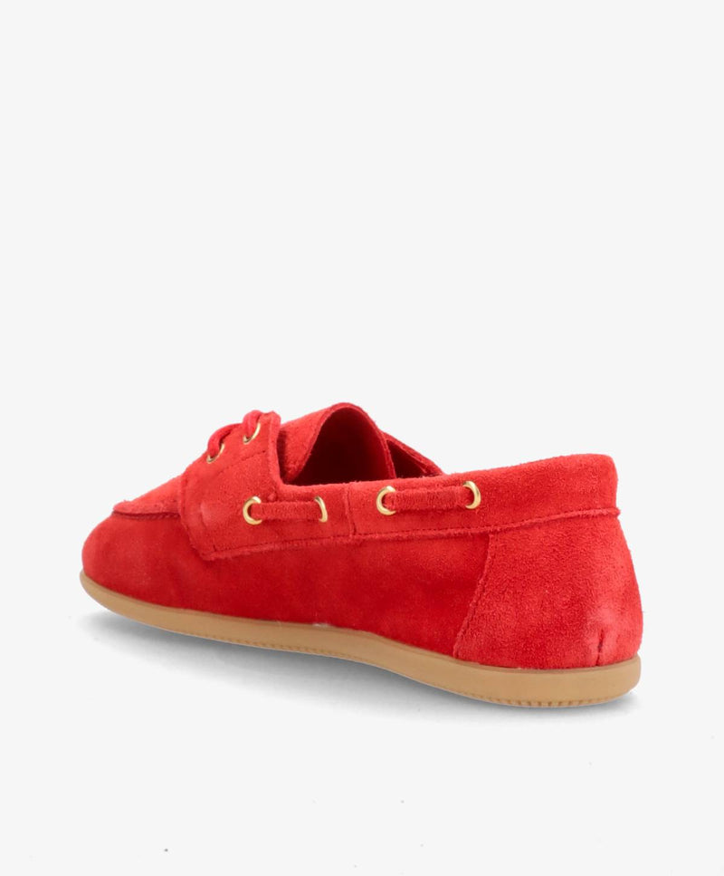 CORE S - Rød ruskind - Sejlersko Dame