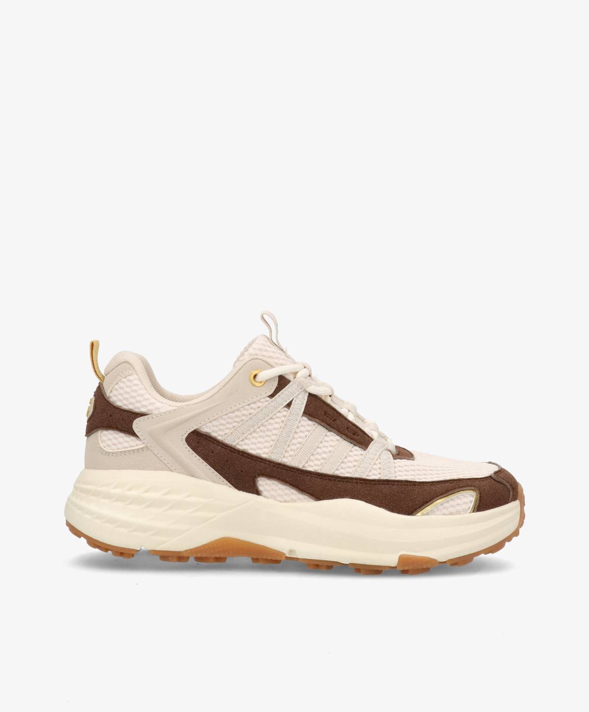 ENZO Foam - Beige-brun mesh -  Dame