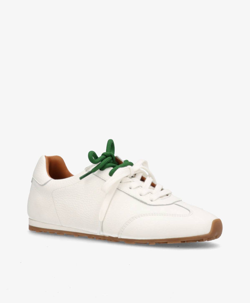 LEVEL F - Hvid læder med struktur - Sneakers low Dame