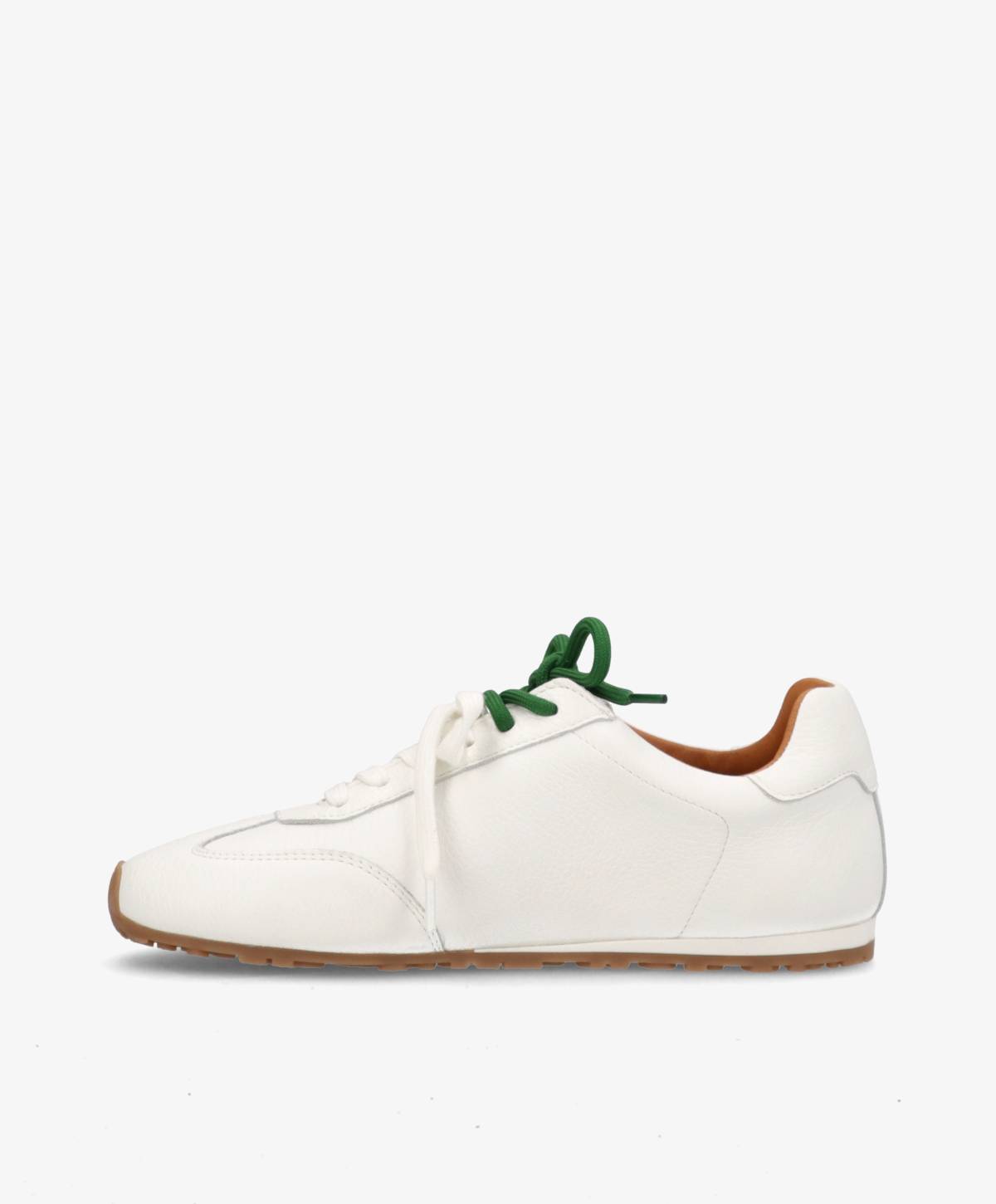 LEVEL F - Hvid læder med struktur - Sneakers low Dame