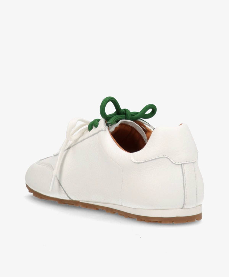 LEVEL F - Hvid læder med struktur - Sneakers low Dame