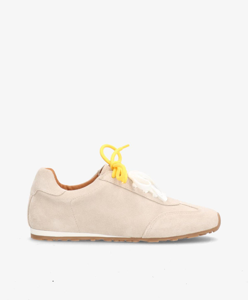 LEVEL S - Beige ruskind - Sneakers low Dame