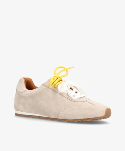 LEVEL S - Beige ruskind - Sneakers low Dame