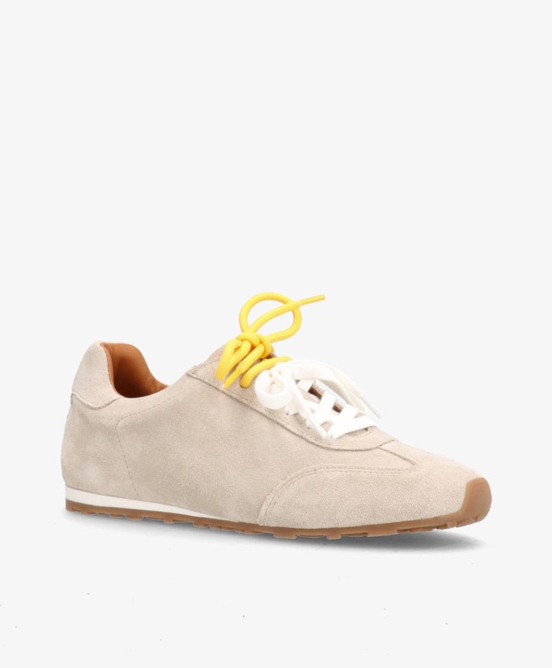 LEVEL S - Beige ruskind - Sneakers low Dame