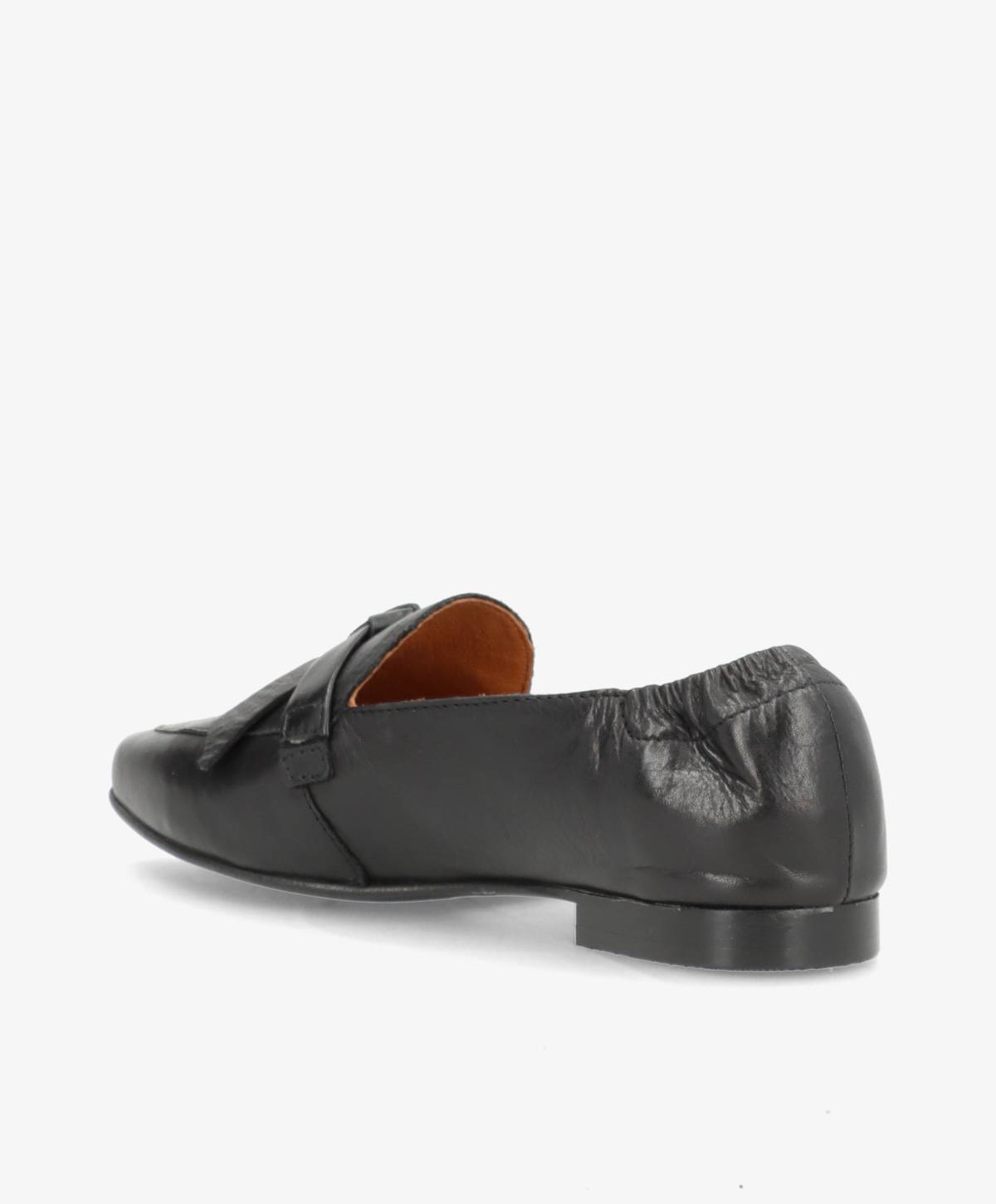 LUMIÉ - Sort læder - Loafers med spids Dame