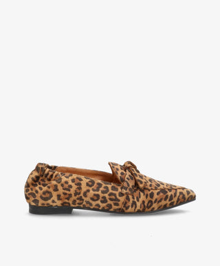 LUMIÉ S - Leopard ruskind - Loafers med spids Dame