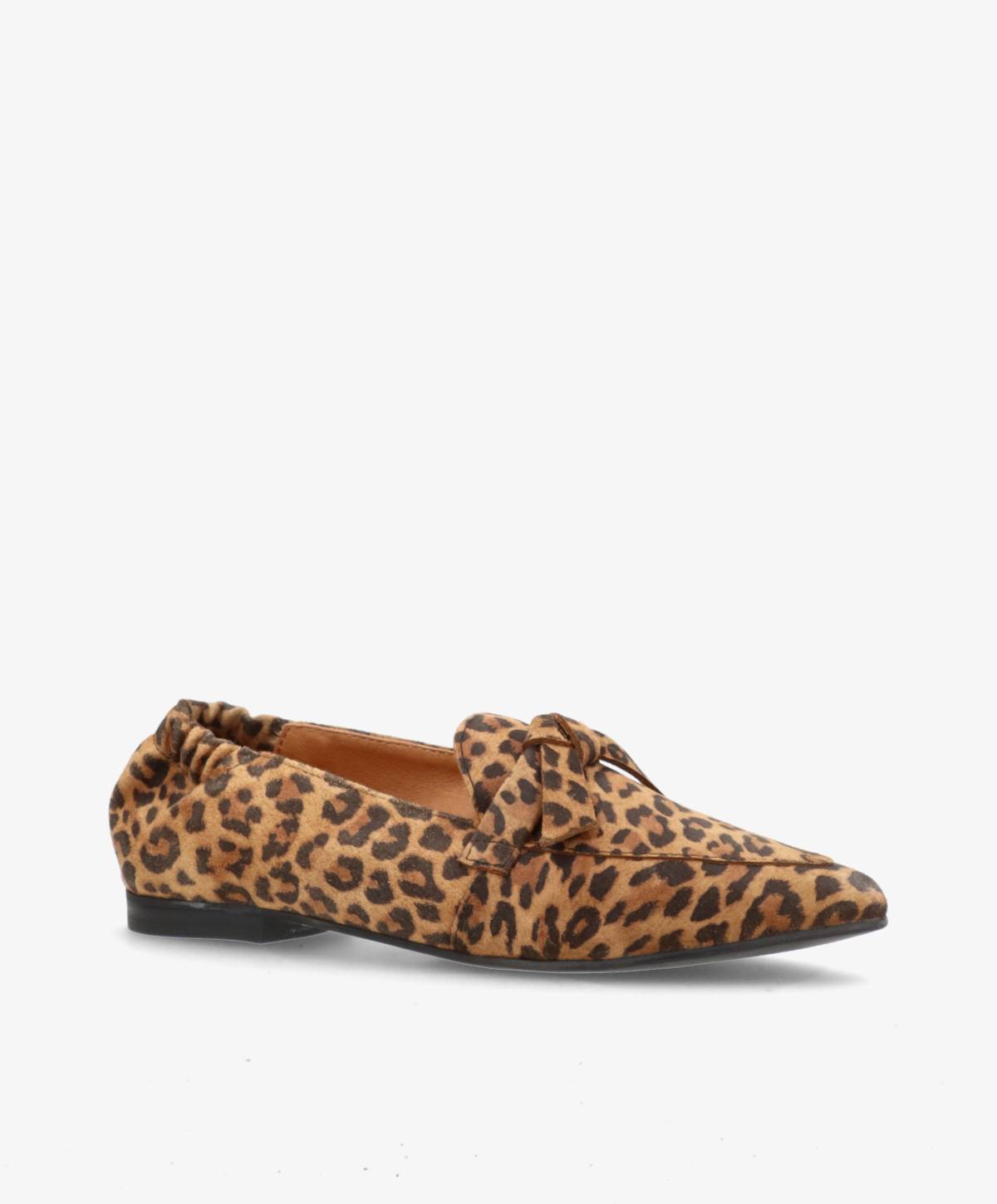 LUMIÉ S - Leopard ruskind - Loafers med spids Dame