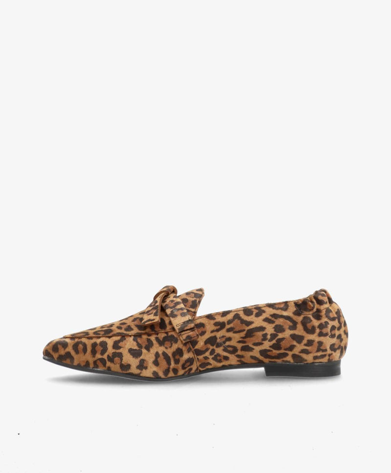 LUMIÉ S - Leopard ruskind - Loafers med spids Dame