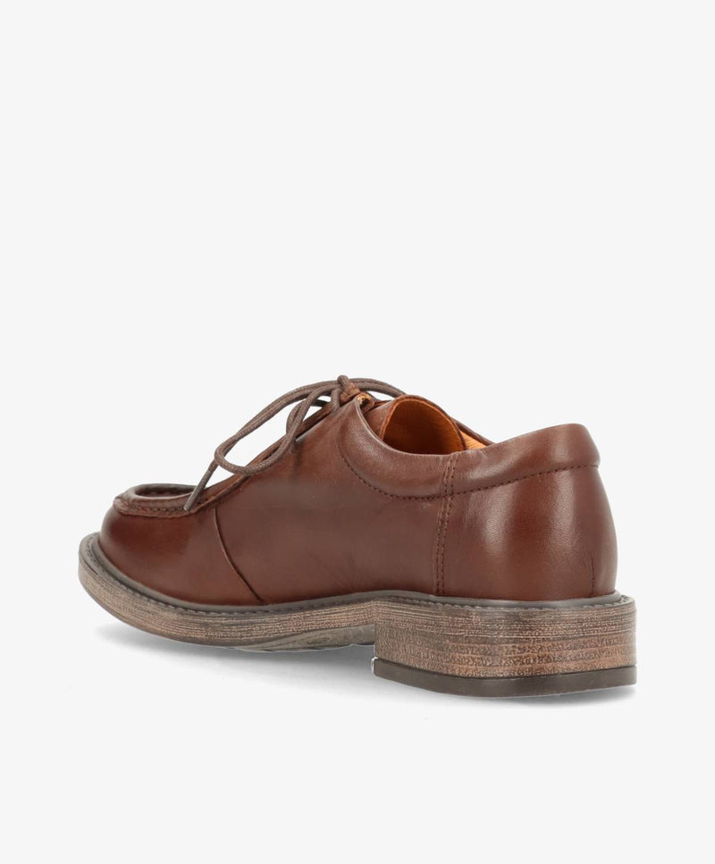 MOANA MOC - Mørkebrun læder -  Dame