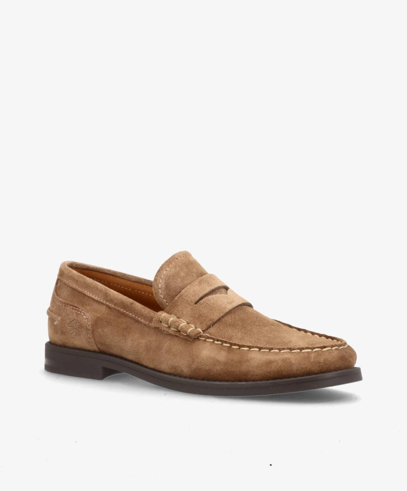 SOLVEJ S - Camel ruskind - Loafers Dame