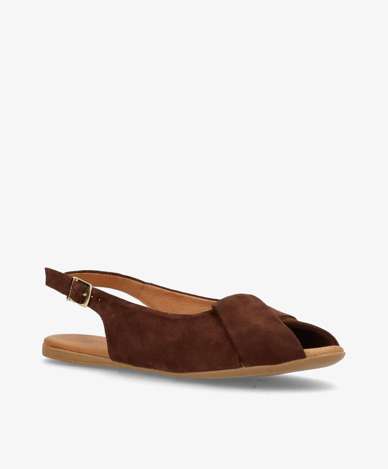 VIDA S - Brun ruskind - Slingback Dame