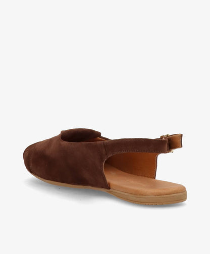 VIDA S - Brun ruskind - Slingback Dame