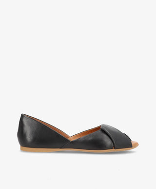 VIVA - Sort læder - Ballerina Dame