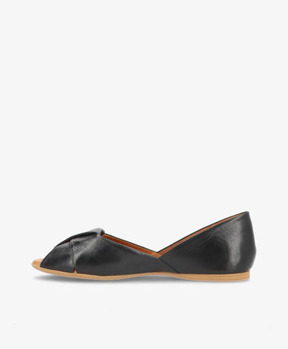 VIVA - Sort læder - Ballerina Dame