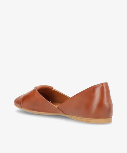 VIVA - Mellembrun læder - Ballerina Dame