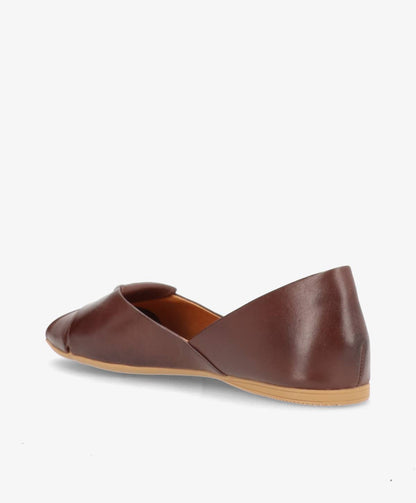 VIVA - Mørkebrun læder - Ballerina Dame